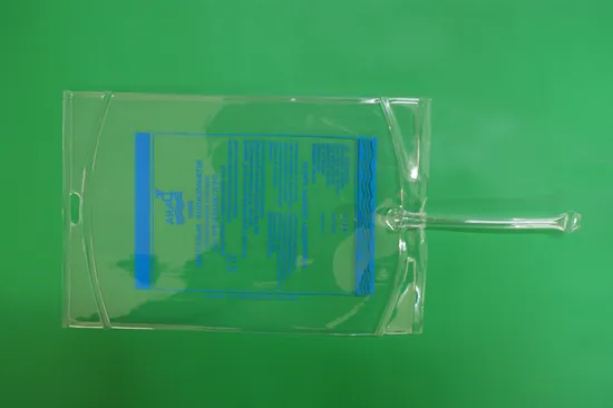 PVC-Infusionsbeutel mit doppelten Anschlüssen